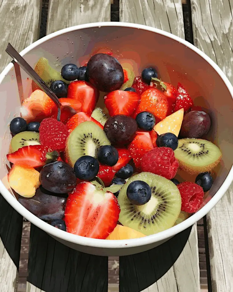 Fresh Rainbow Fruit Salad