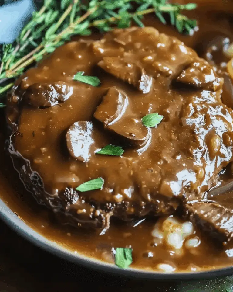 Slow Cooker Salisbury Steak