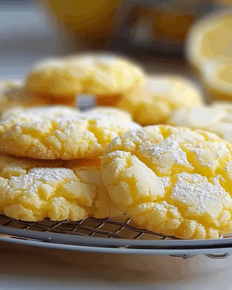 Lemon Crinkle Cookies