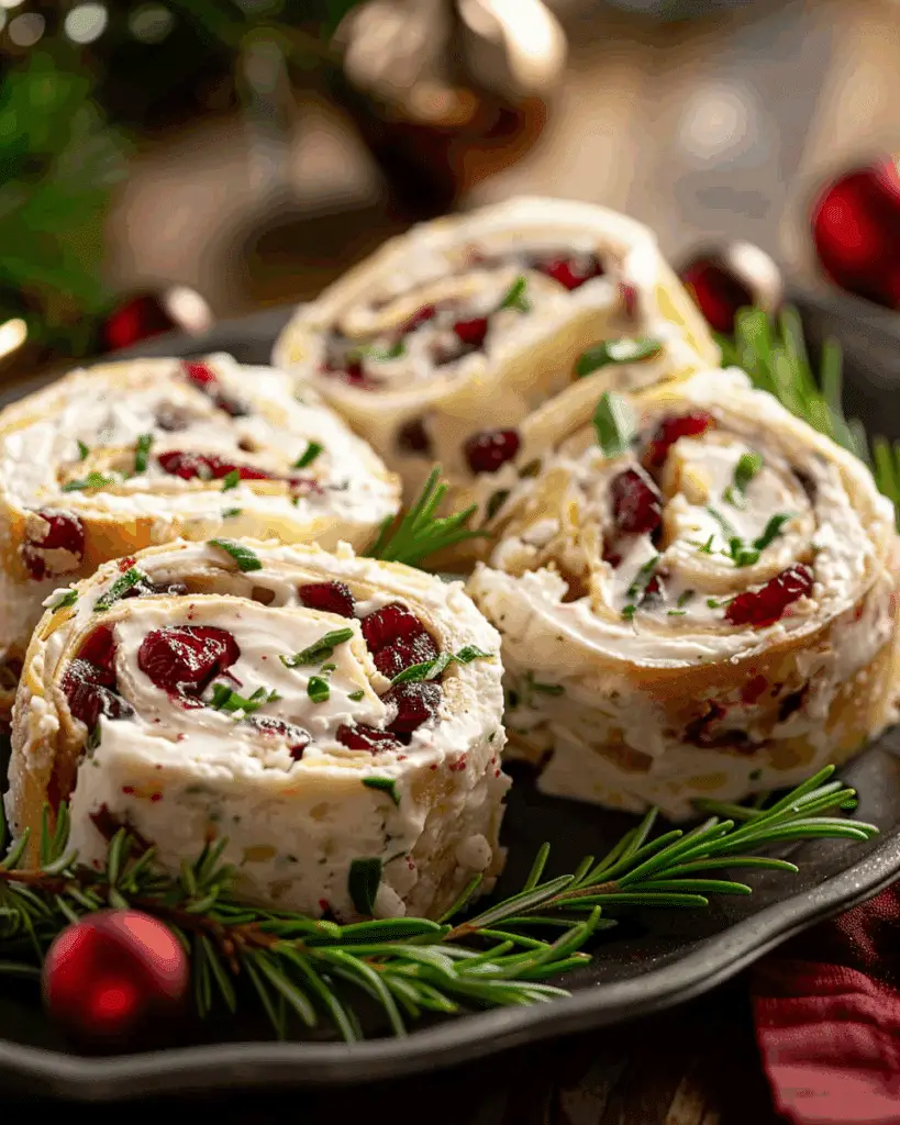 Savory Cranberry Roll-Ups