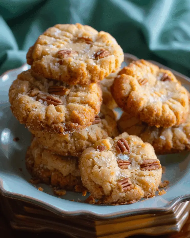 Southern Pecan Shortbread Cookies