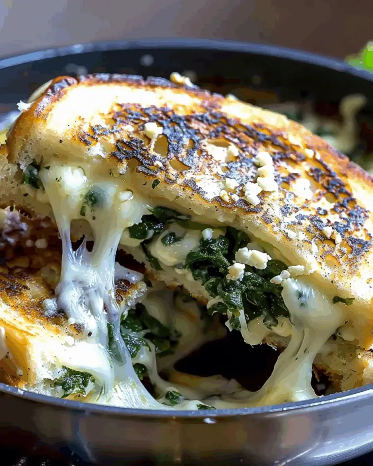Spinach Feta Grilled Cheese