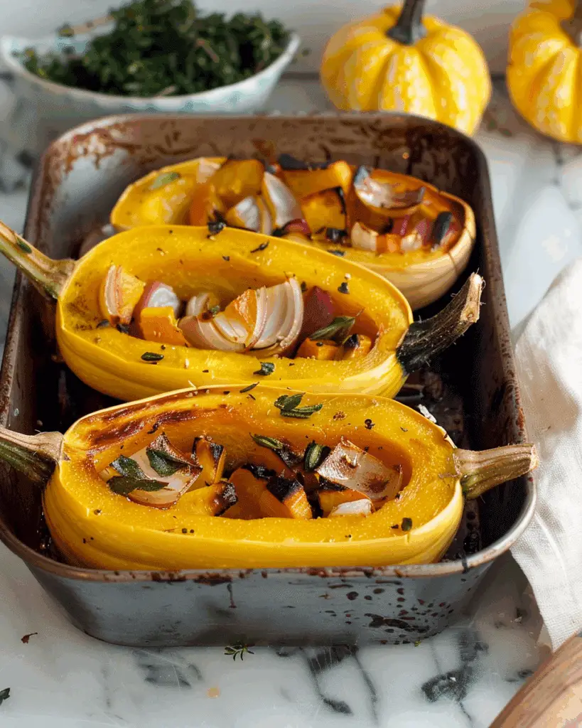 Roasted Delicata Squash