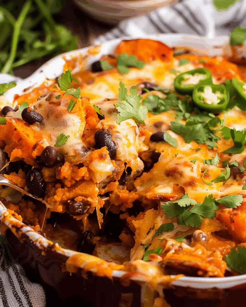 Sweet Potato Black Bean Casserole