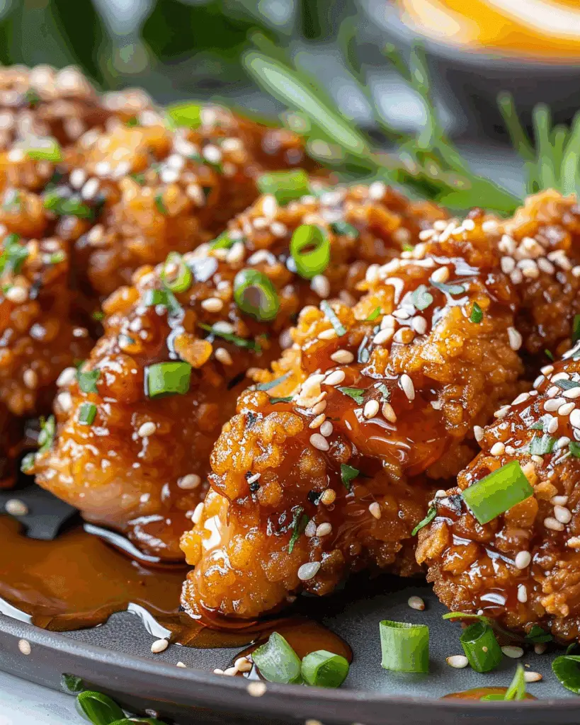 Baked Crunchy Hot Honey Chicken
