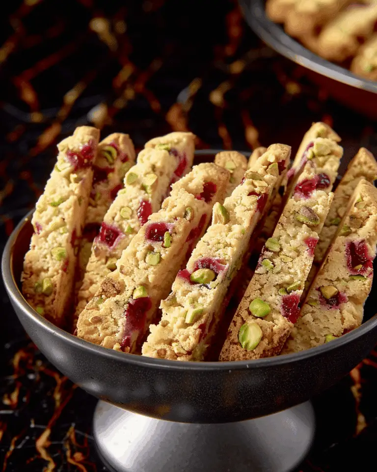 Cranberry Pistachio Biscotti Recipe