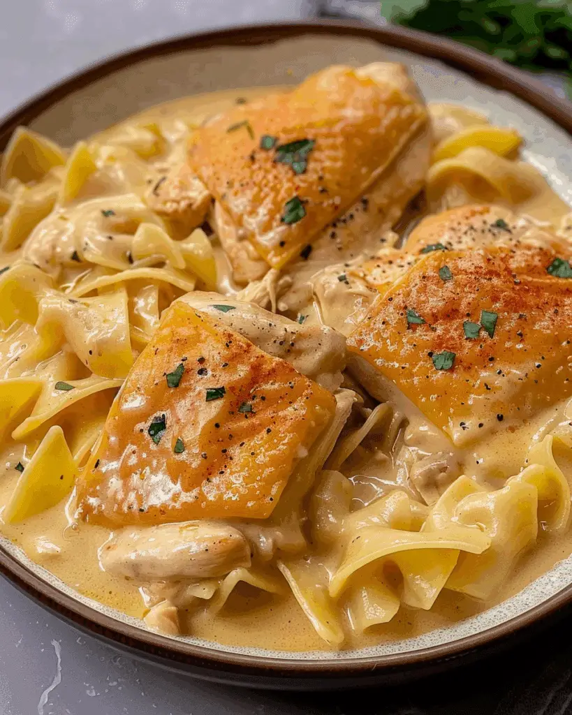 Paprikash with Egg Noodles (Hungarian)