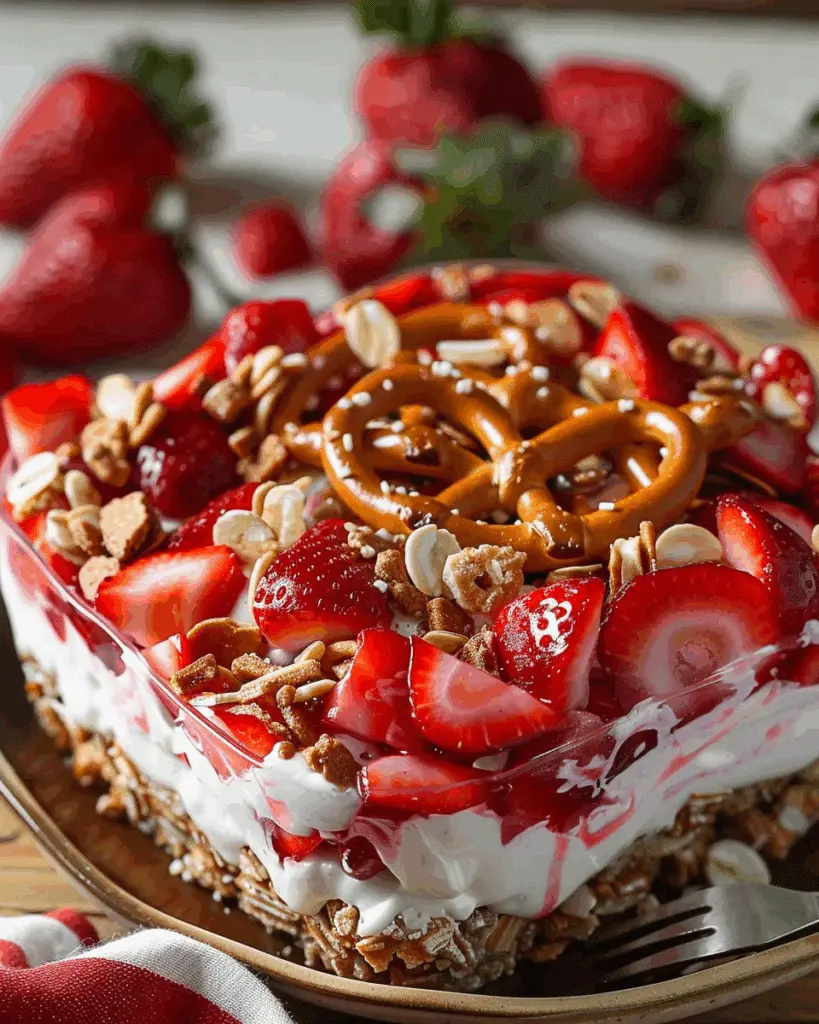 Strawberry Pretzel Salad