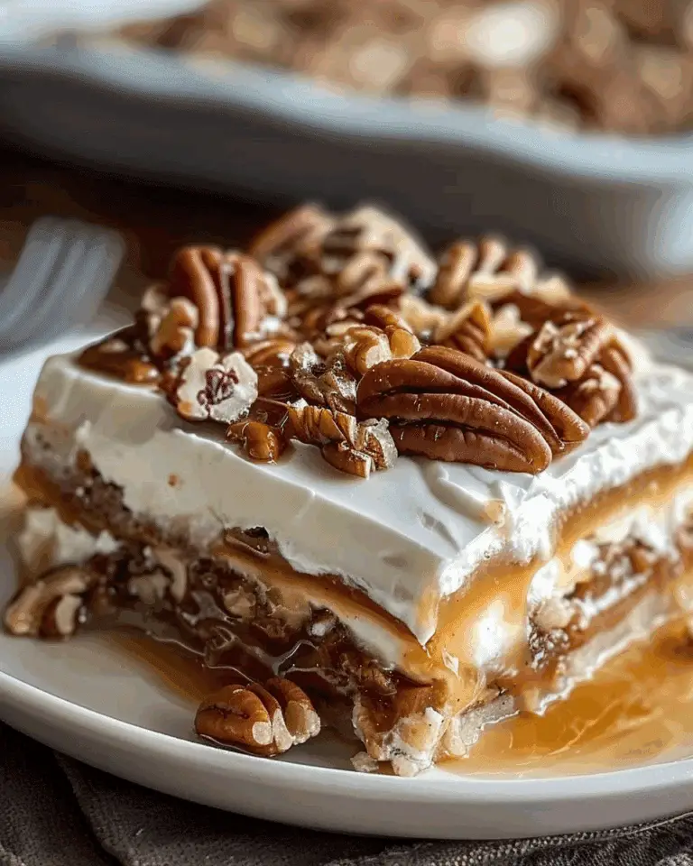 Pecan Pie Lasagna – A No-Bake Dream Dessert