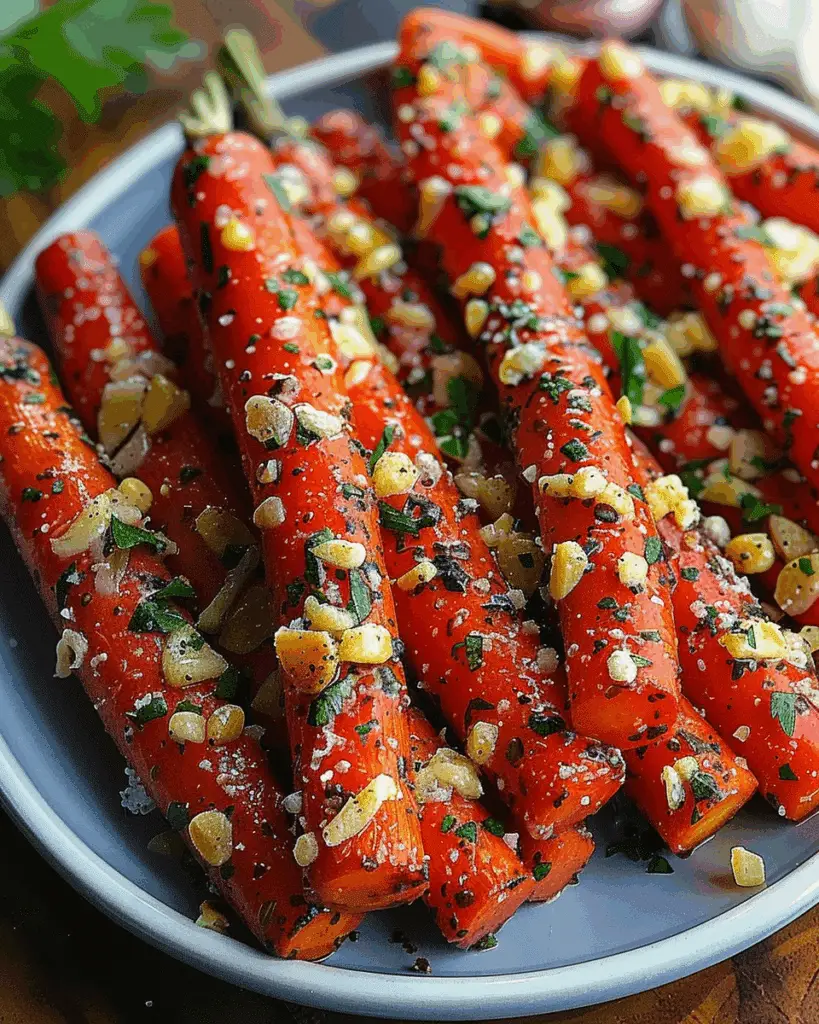 Roasted Garlic Parmesan Carrots – The Perfect Easy Christmas Recipe