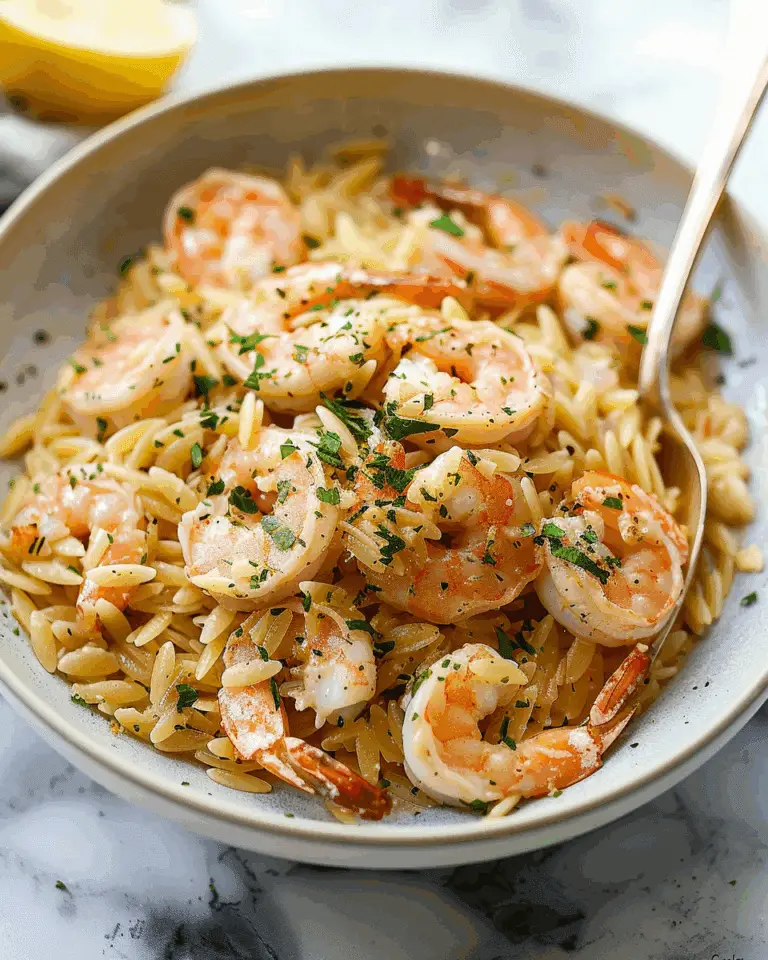 Shrimp Scampi Orzo