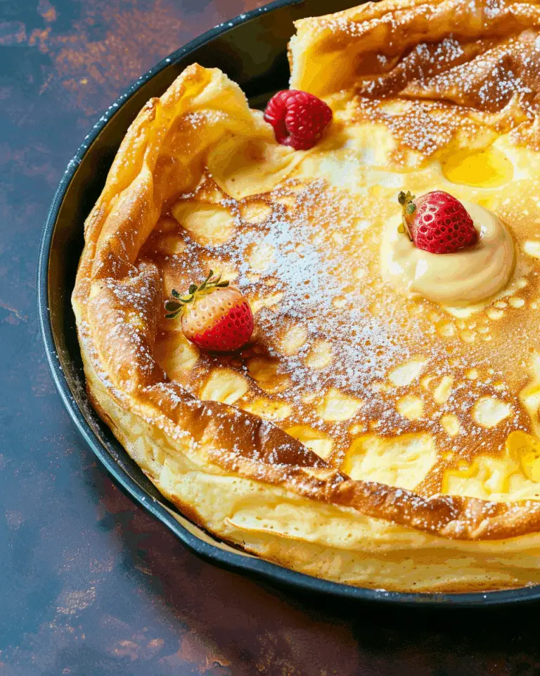 Sourdough Dutch Baby Pancake
