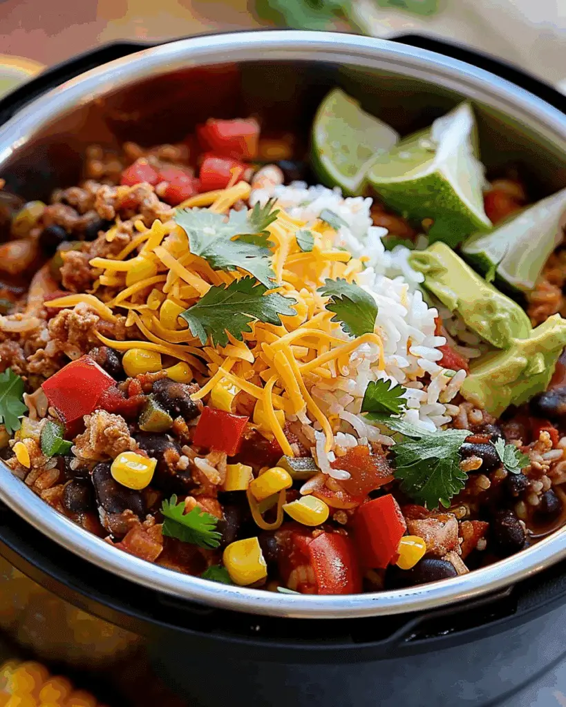 Rice Cooker Burrito Bowls (Easy Dump-and-Go Dinner)