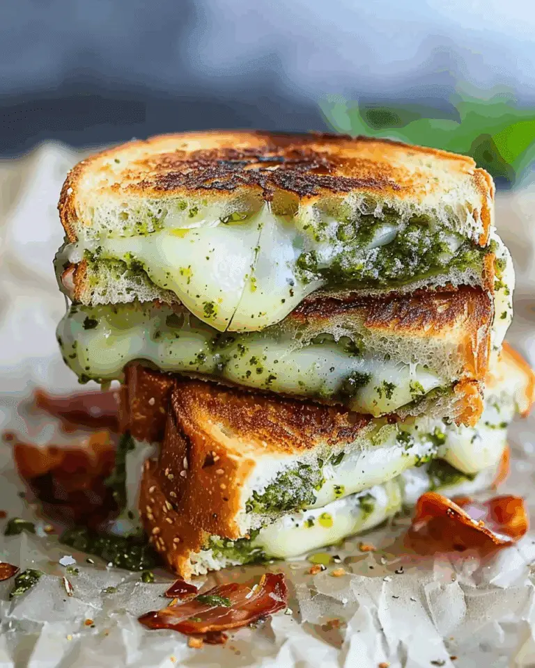 Sourdough Pesto Grilled Cheese