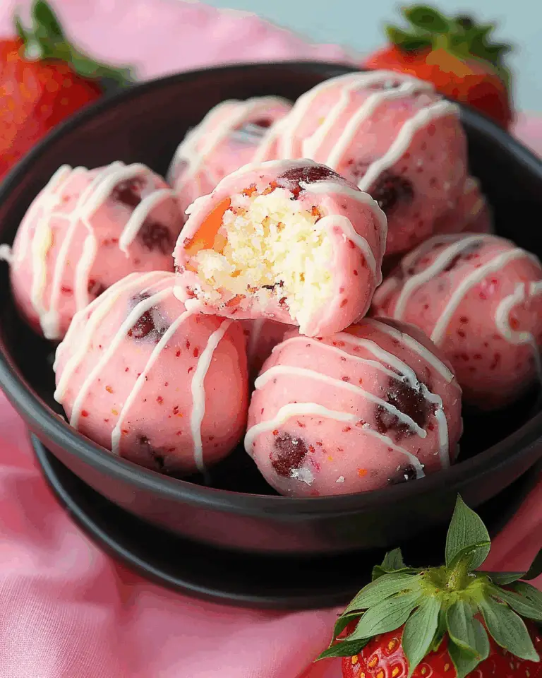 Strawberry Cheesecake Protein Balls