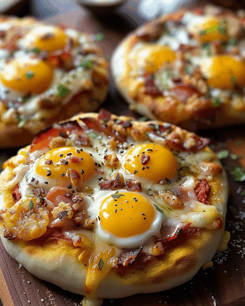 English Muffin Breakfast Pizza Recipe