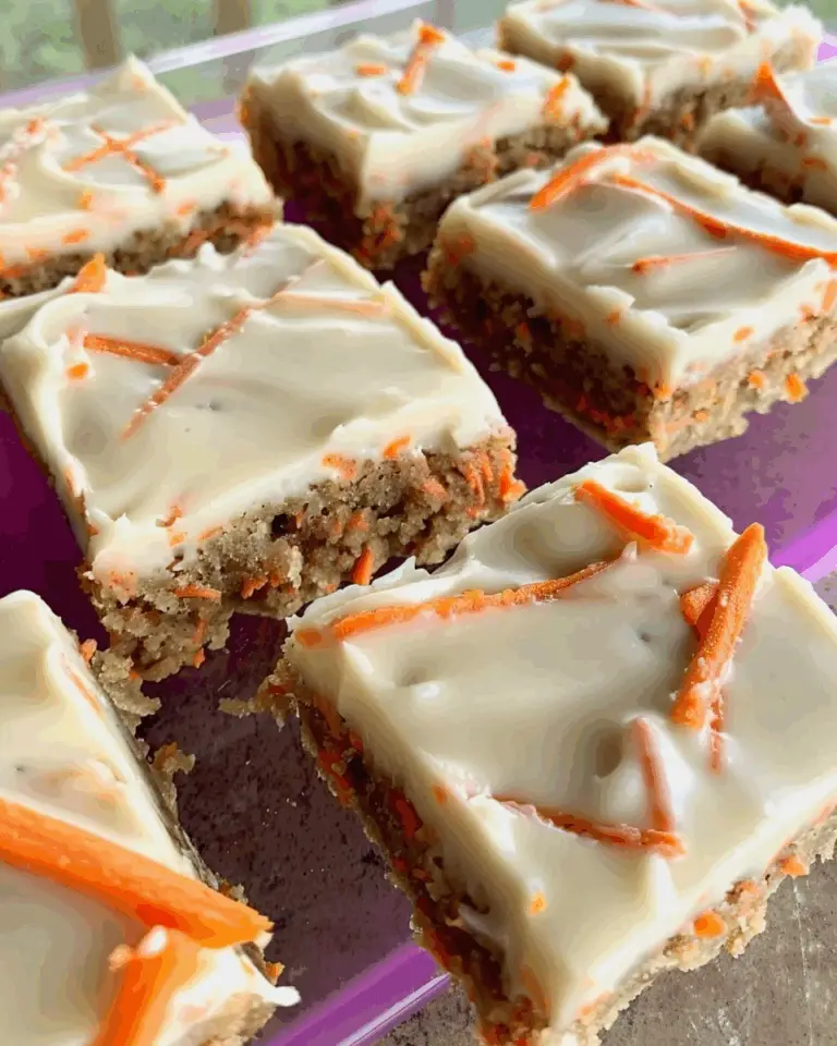 Keto Carrot Cake Bars