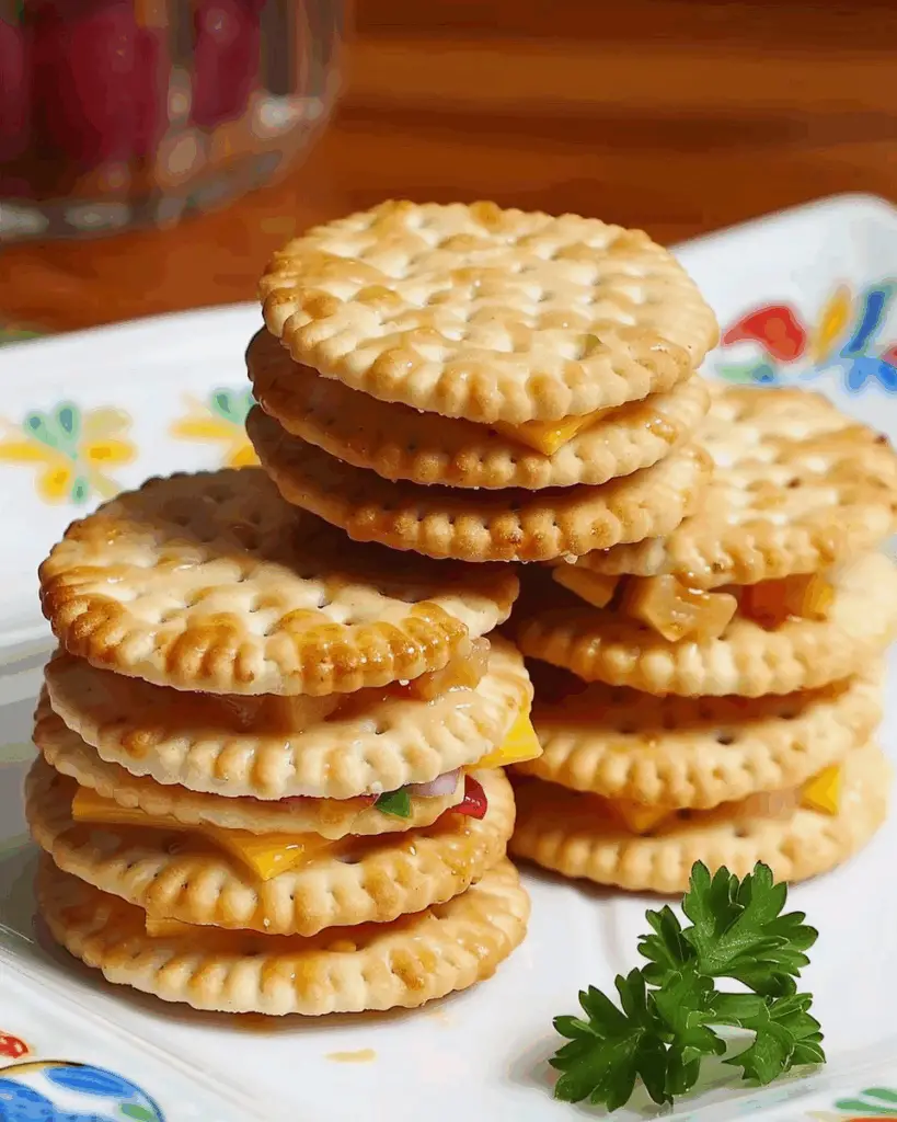 Ritz Cracker Party Sandwiches