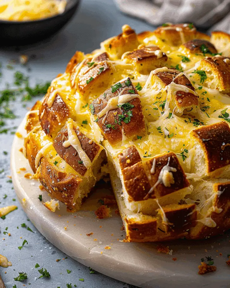 Cheesy Garlic Pull Apart Bread