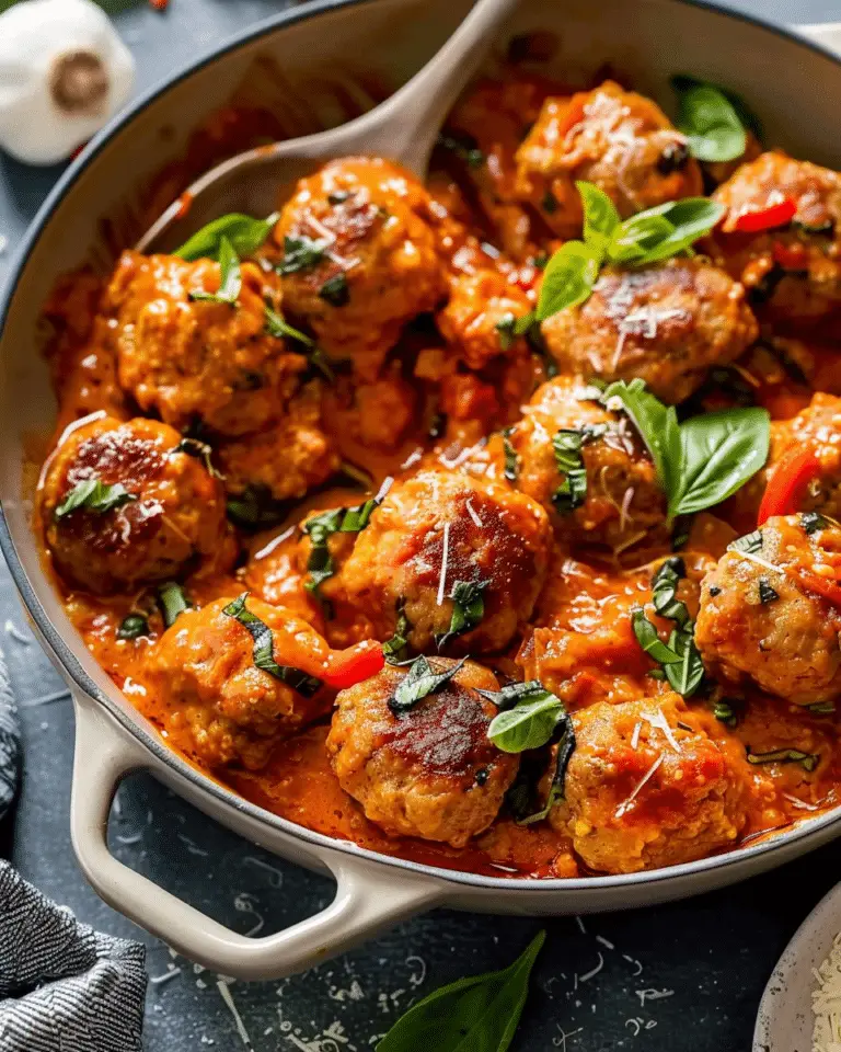 Marry Me Chicken Meatballs