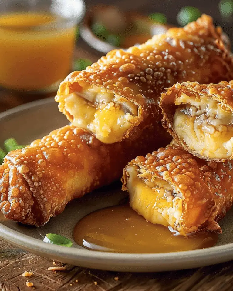 Texas Twinkies Egg Rolls with Spicy Honey