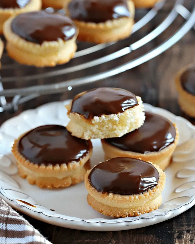 Boston Cream Pie Cookie Bites
