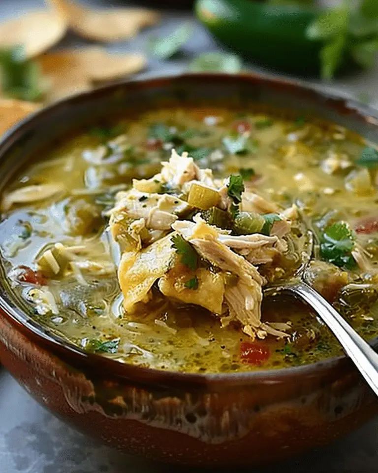 Green Enchilada Chicken Soup