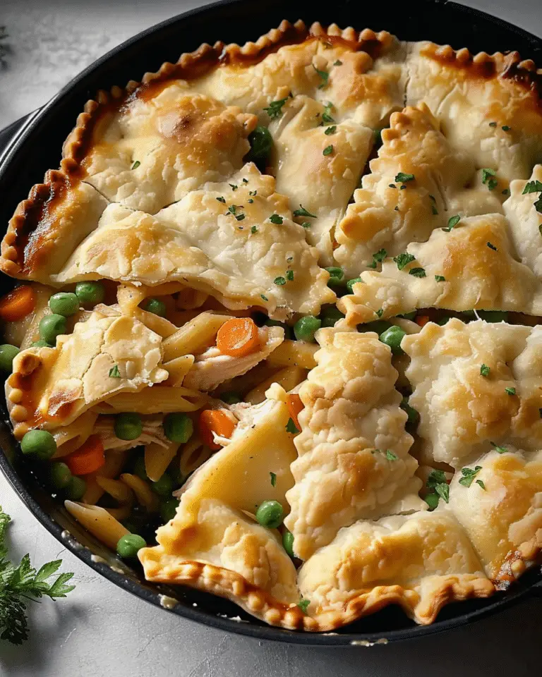 Chicken Pot Pie Pasta