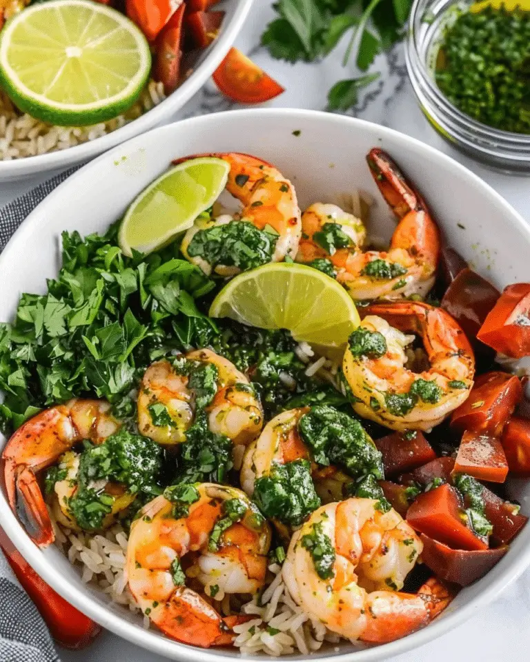 Chimichurri Shrimp Bowl
