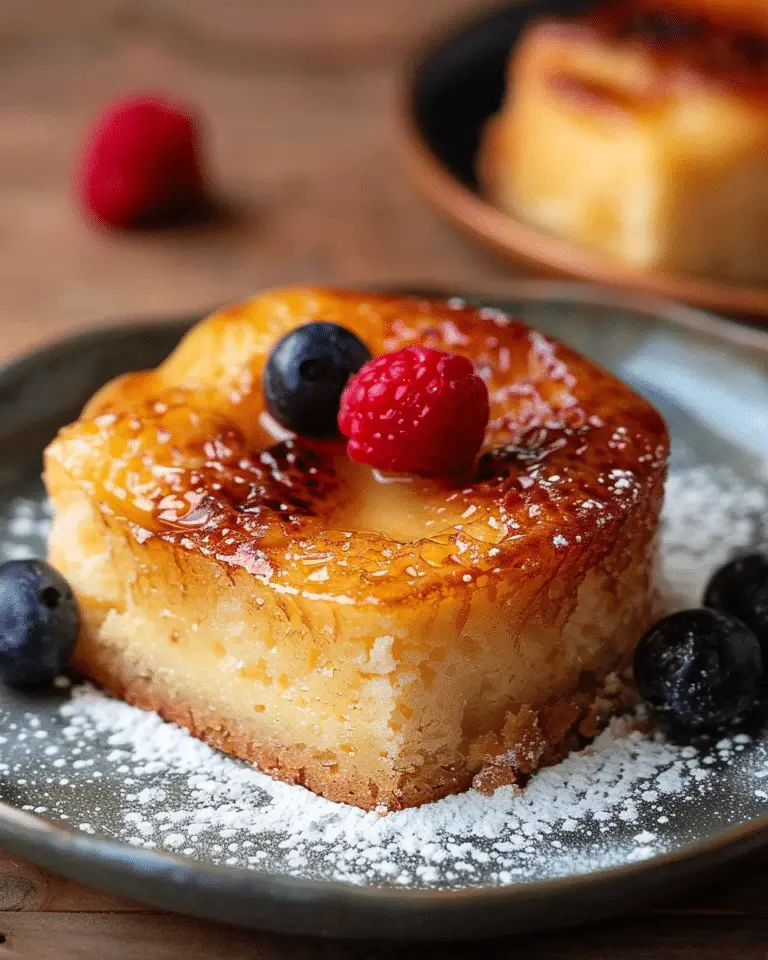 Crème Brûlée Cake