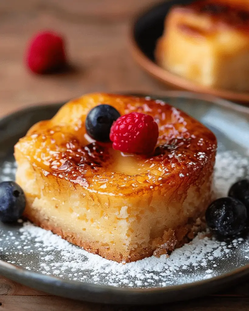 Crème Brûlée Cake