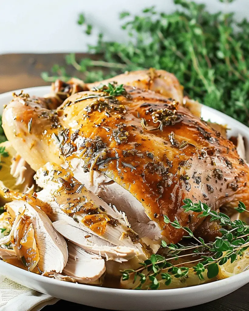 Slow Cooker Italian Herb Turkey Breast