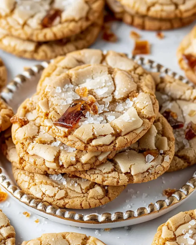 Brown Butter Toffee Cookies