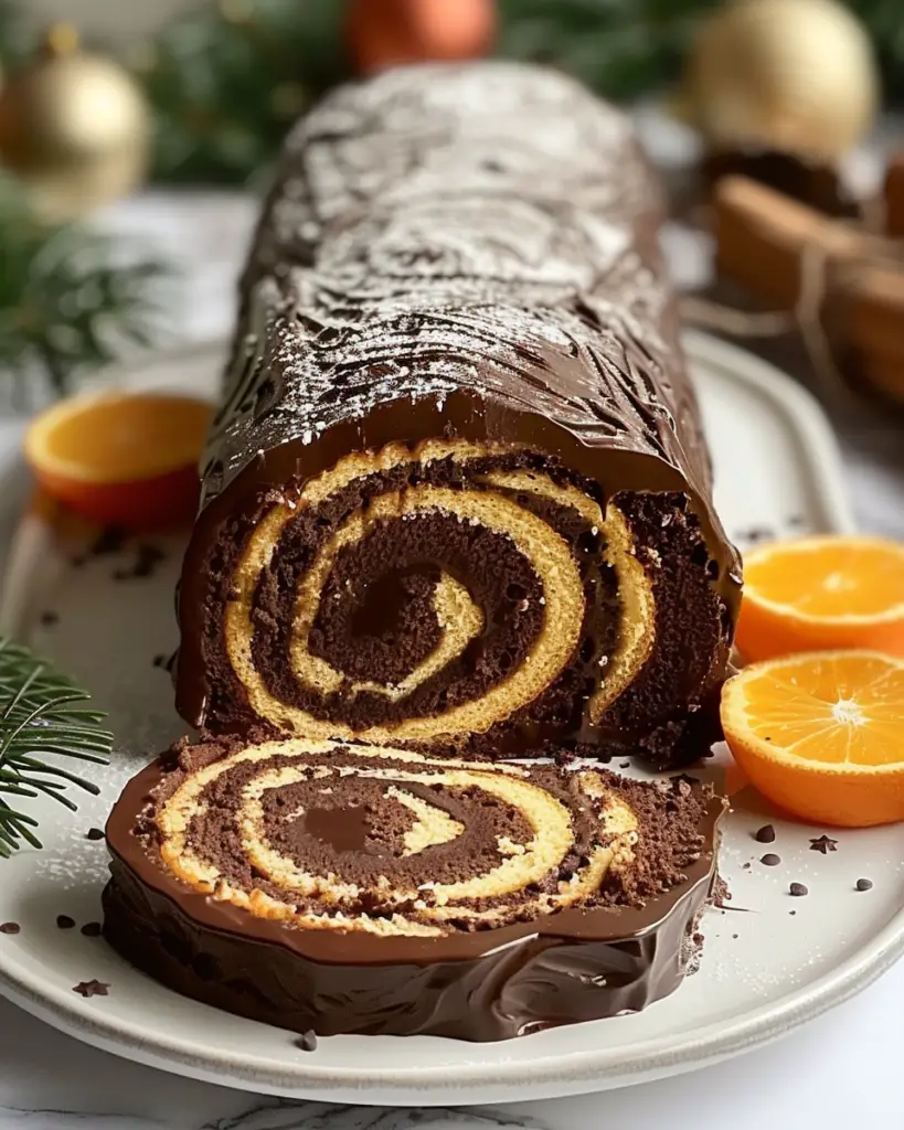 Irresistible Chocolate Orange Yule Log Recipe for Holiday Cheer