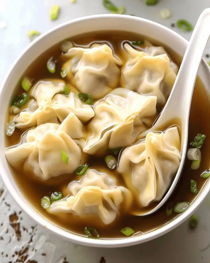 Easy Wonton Soup