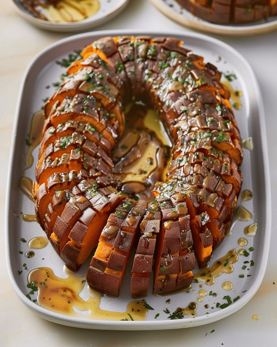 Hasselback Sweet Potatoes