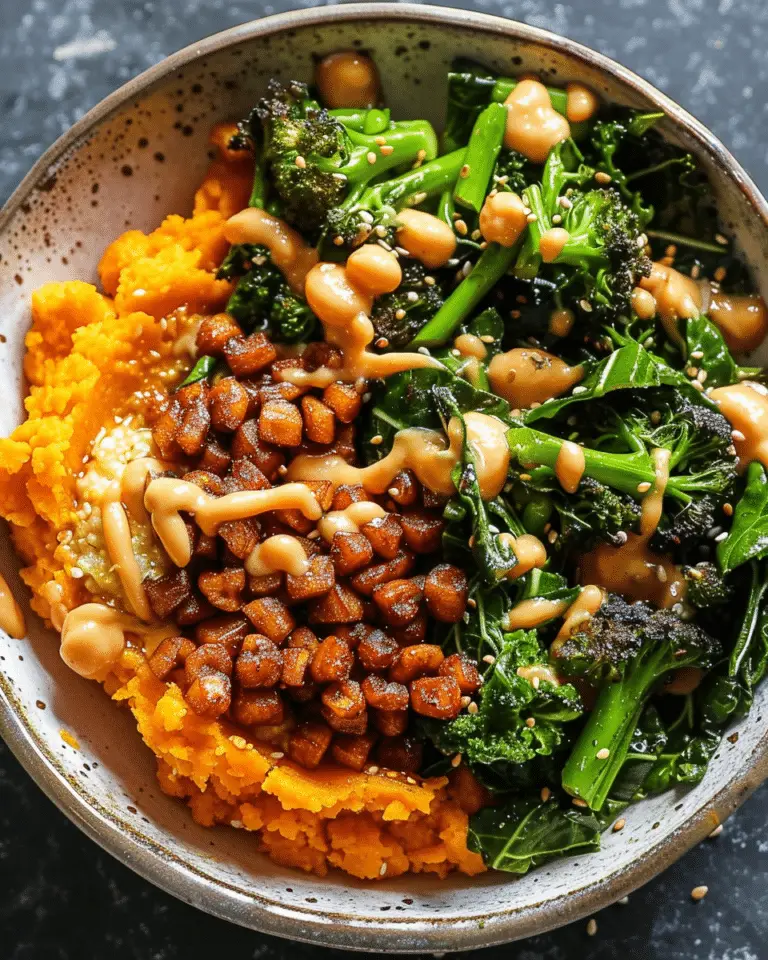 Miso Tahini Sweet Potato Bowl