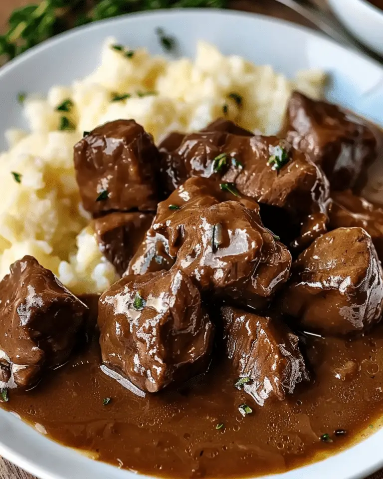 Beef Tips and Gravy