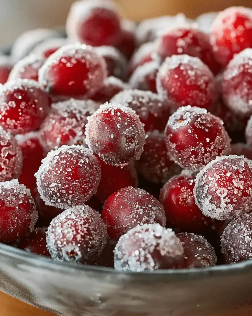 Sparkling Sugared Cranberries: The Ultimate Holiday Snack & Garnish