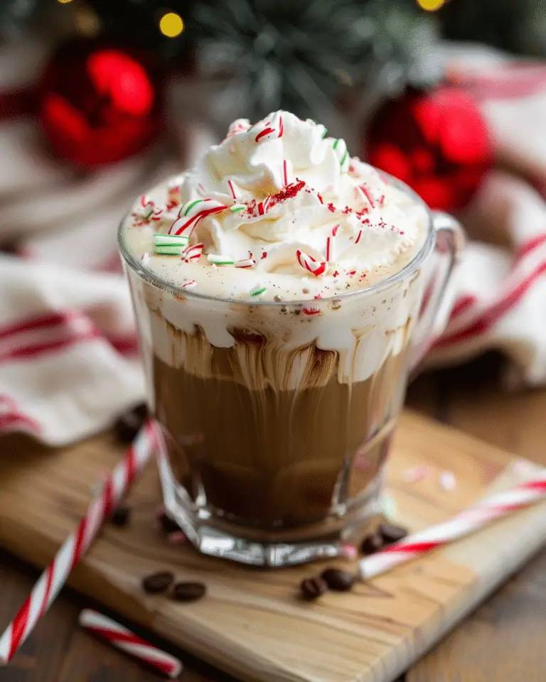 Easy Peppermint Mocha Macchiato