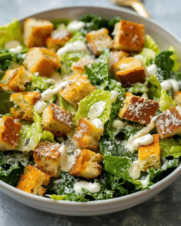 Winter Kale Caesar Salad