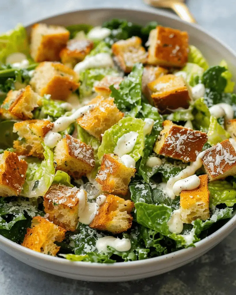 Winter Kale Caesar Salad
