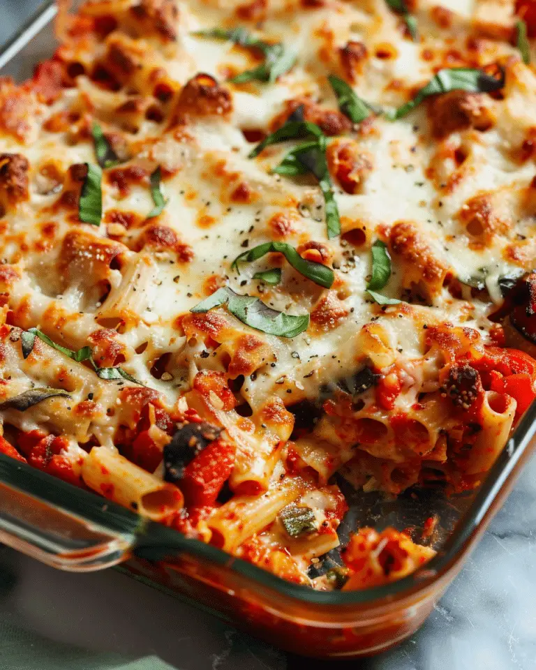 Baked Ziti with Roasted Vegetables