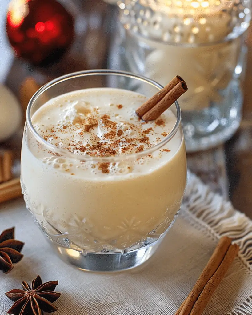Easy Italian Amaretto Eggnog