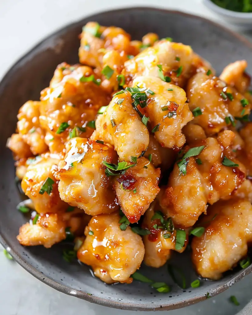 Honey Sriracha Chicken Bites