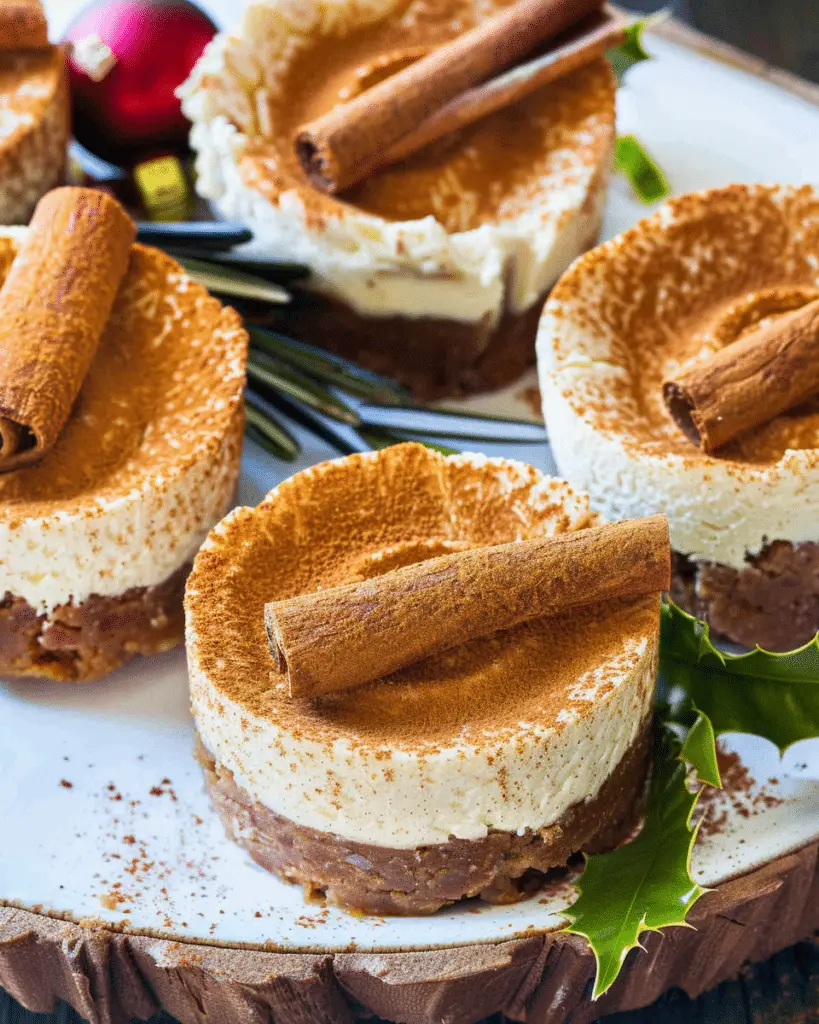 No-Bake Gingerbread Cheesecake Cups