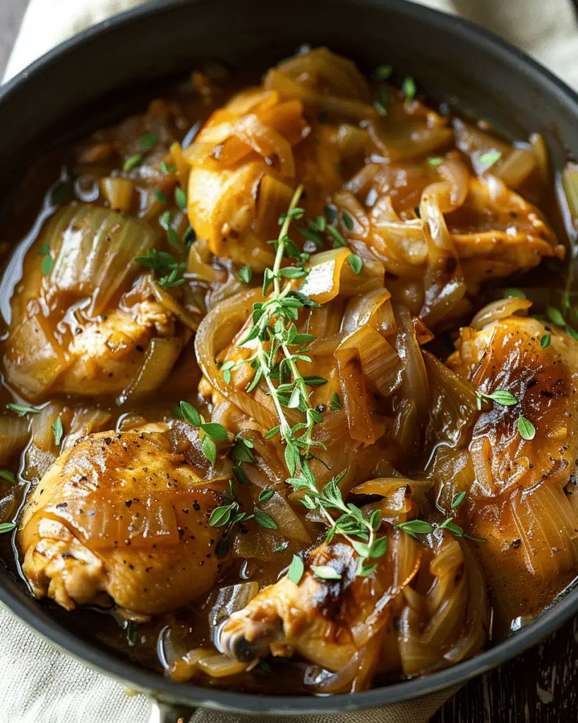 Onion and Chicken Stew