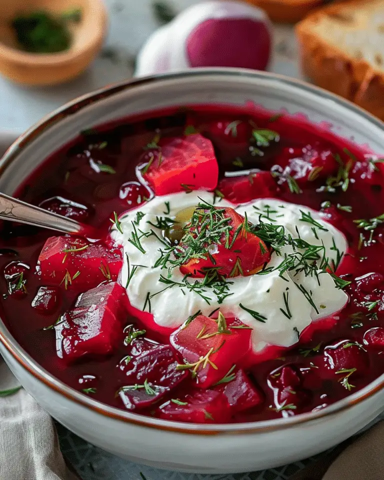 Classic Borscht Recipe (Beet Soup)