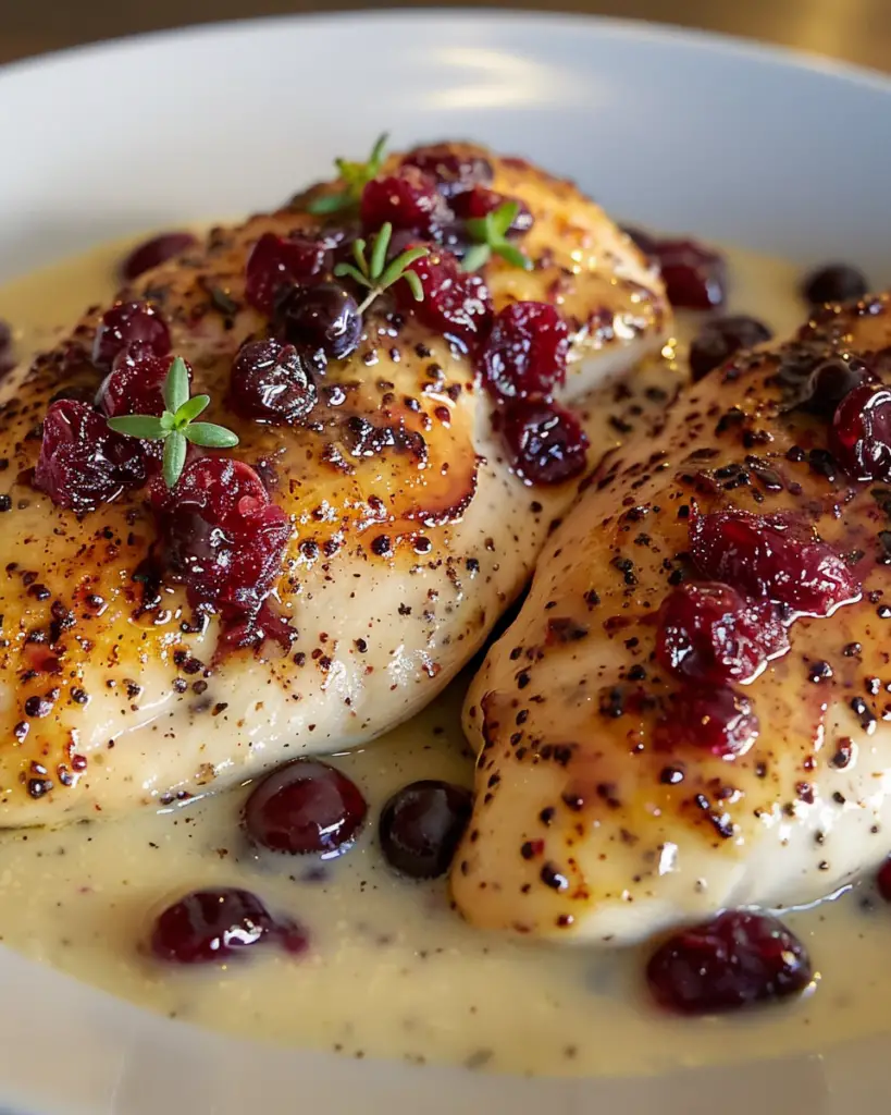 Impressive Cranberry Brie Chicken