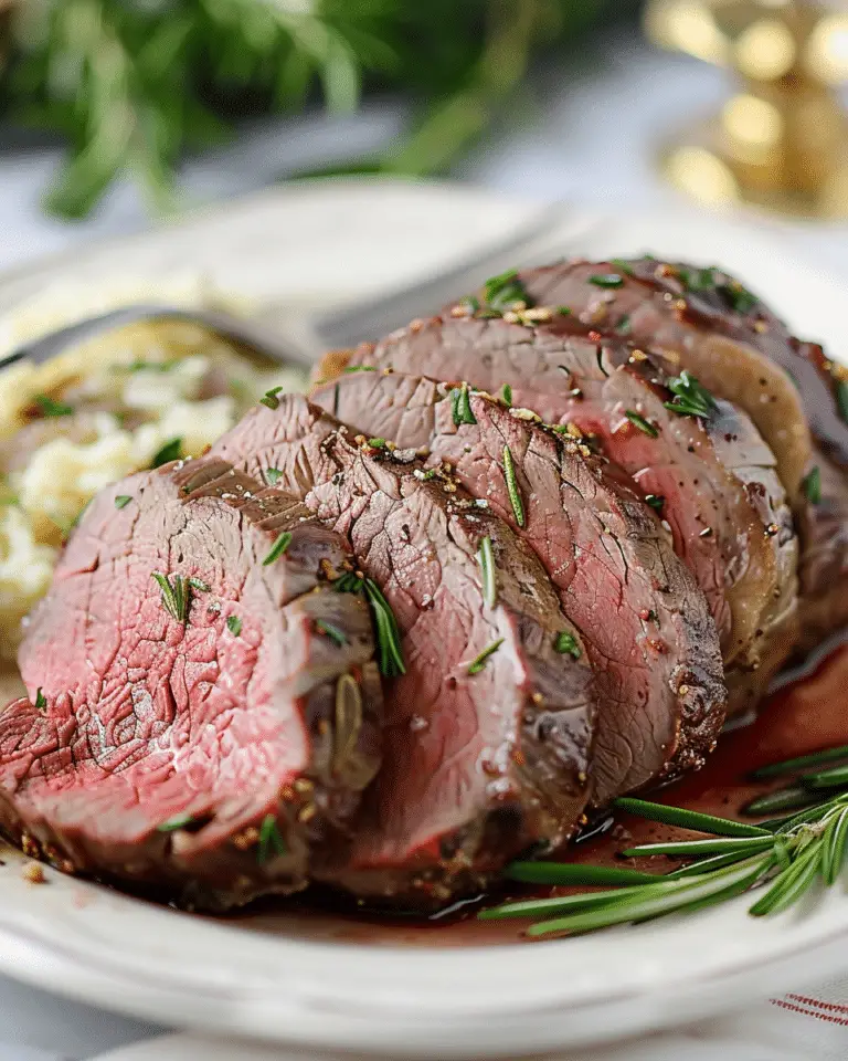 Easy Roasted Beef Tenderloin
